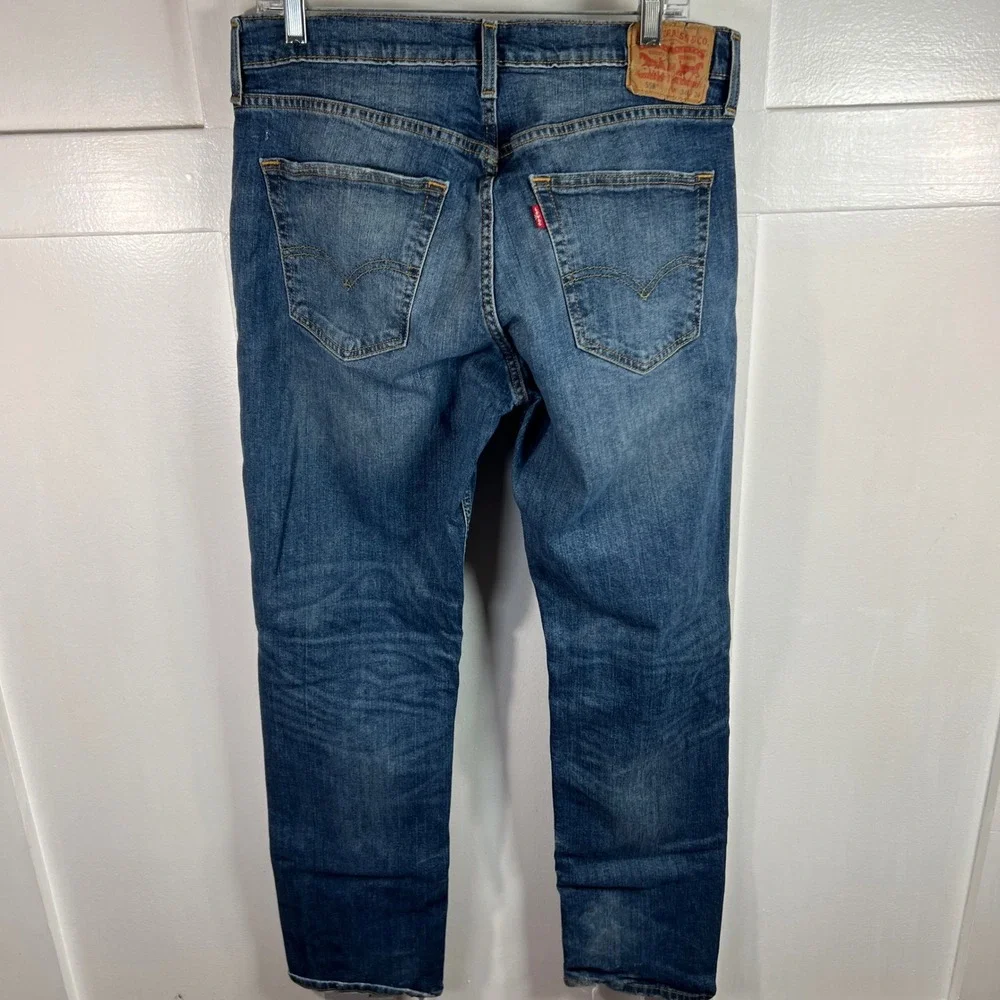 Levis 559 Relaxed Straight Jeans Mens 34x34 Blue Denim 00559-0550